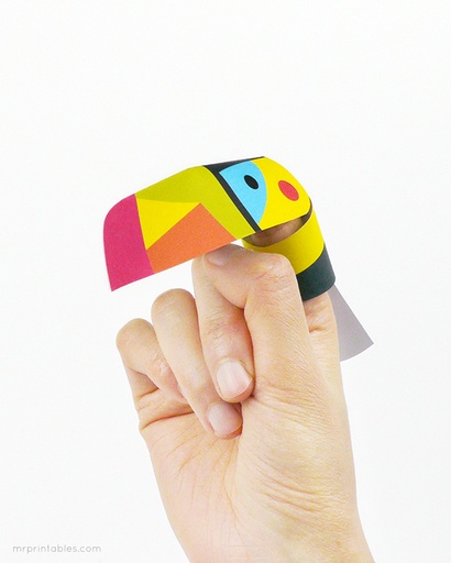 Bird finger puppets (Toucan)